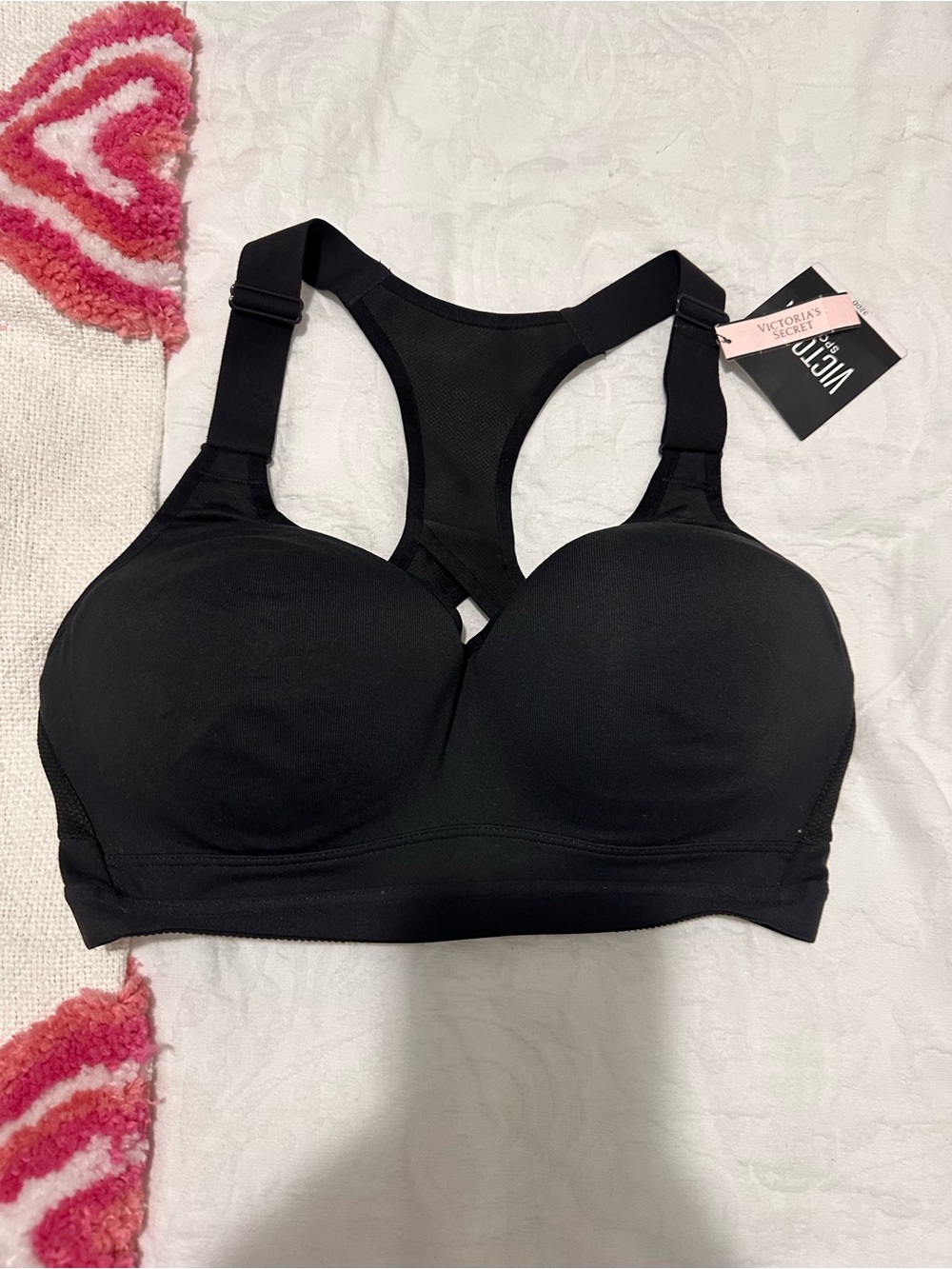Victoria’s Secret Black Racerback Molded Cup Sports Bra